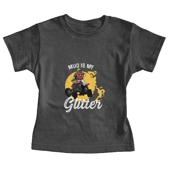 Mud is Glitter Fearless or Brave Gift Baby Tees