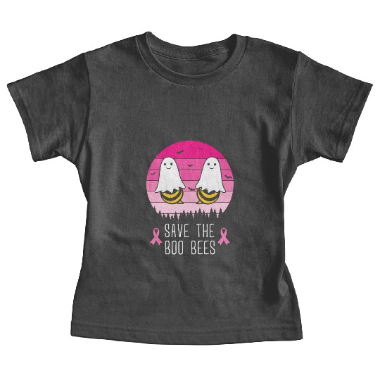 Save the Boo Bees Breast Cancer Awareness Baby Tees