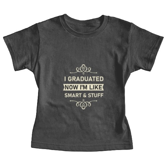 Funny College High School Graduation Gift Senior Baby Tees