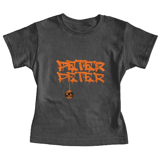Pumpkin Peter Halloween Costume Scary Baby Tees