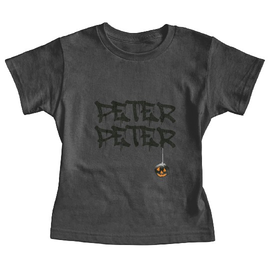 Pumpkin Peter Halloween Costume Scary Baby Tees