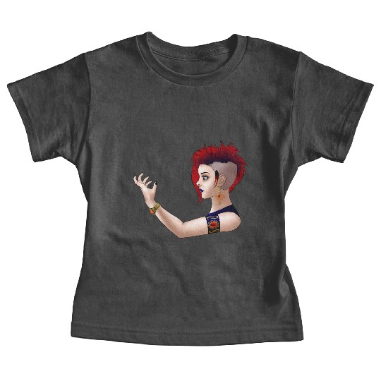 Goth Punk Girl Baby Tees