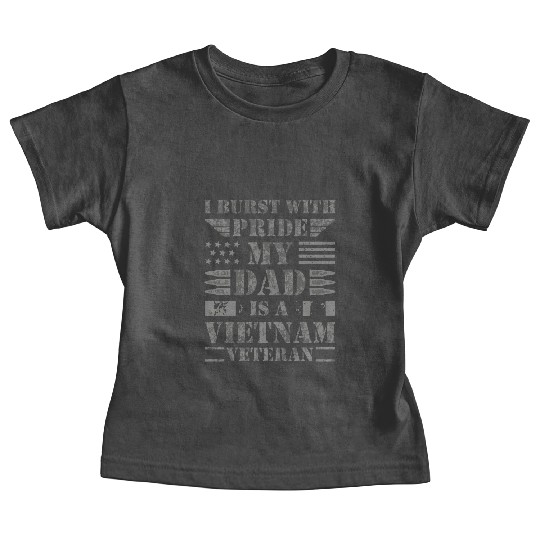 Proud Son Daughter of A Vietnam Veteran Baby Tees