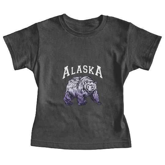 Alaska Gift USA Natur Bär Denali Grizzly Wald Baby Tees