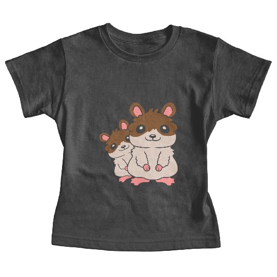 family hamster small child Baby Tees