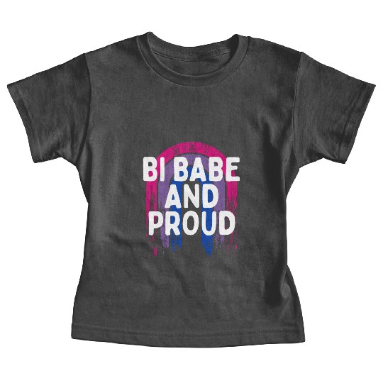Bi Babe and Proud Bisexual Girlfriend Bi Pride Baby Tees