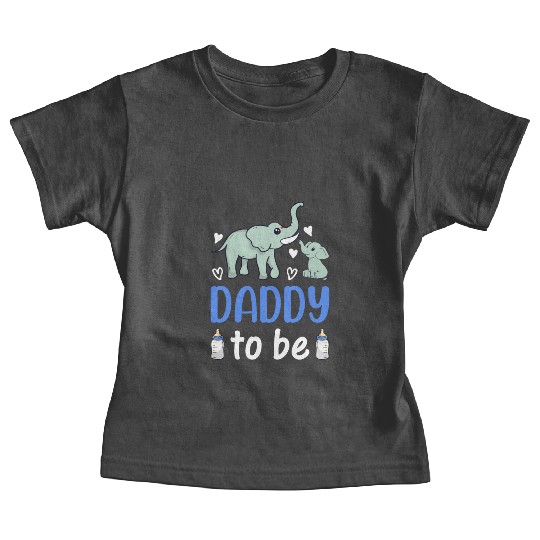 New Daddy Paternity New Dad - Elephant Daddy To Be Baby Tees
