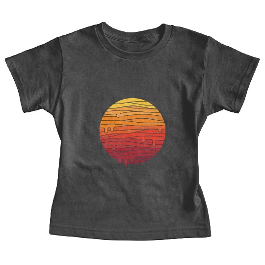 The Mountain Sun and Moon Baby Tees