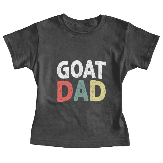 Mens Funny Goat Dad Animal Lover Farmer Fathers Baby Tees