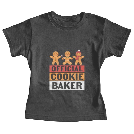 Christmas Official Cookie Baker xmas christmas Baby Tees
