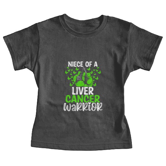 Liver Cancer Awareness Niece Aunt Uncle Baby Tees