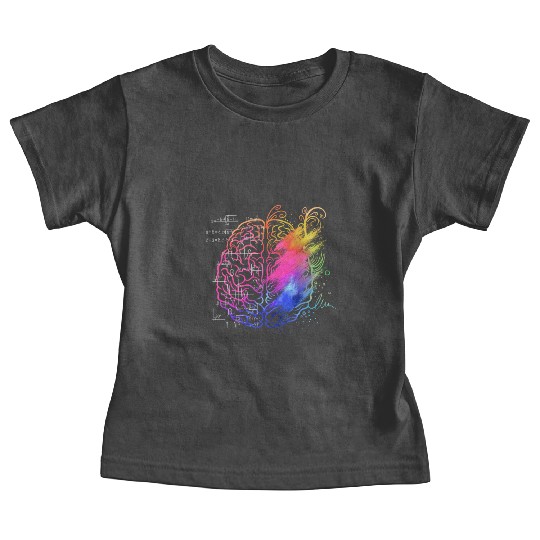 Art Teacher Brain, Math Teacher Baby Tees