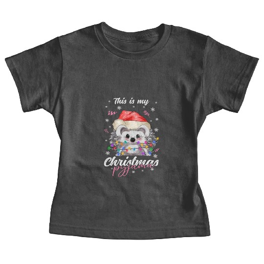 Winter Christmas Pyjama Hedgehog Baby Tees