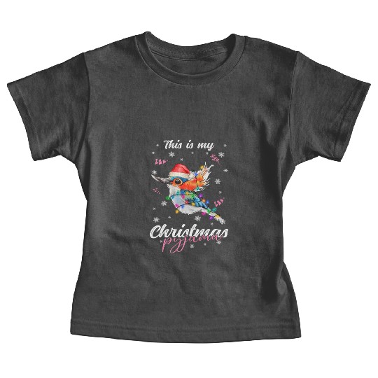 Winter Christmas Pyjama Hummingbird Baby Tees