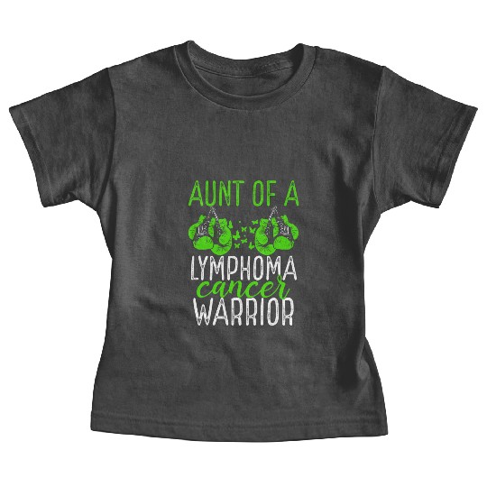 Aunt Lymphoma Cancer Awareness Niece Nephew Baby Tees