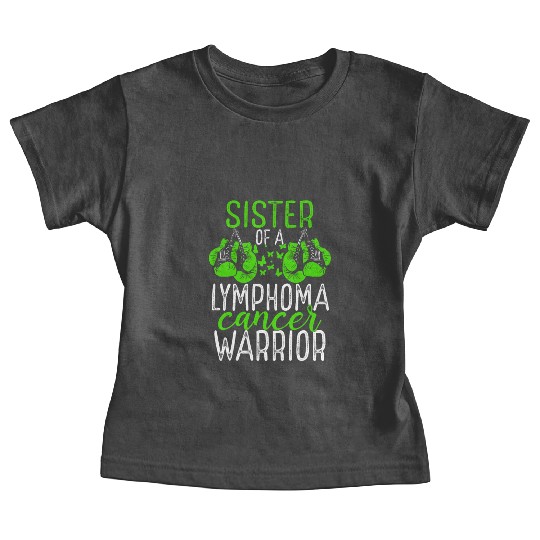 Sister Lymphoma Cancer Awareness Sibling Twin Baby Tees