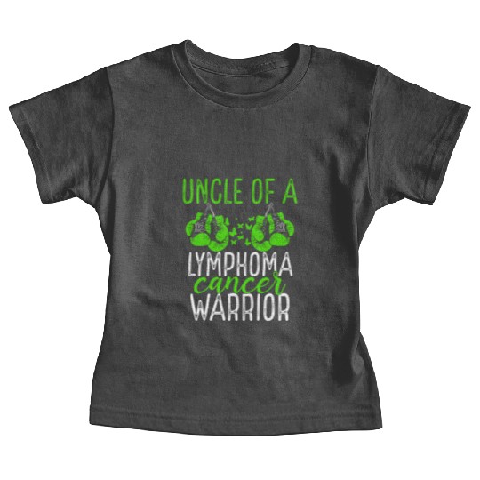 Uncle Lymphoma Cancer Awareness Niece Nephew Baby Tees
