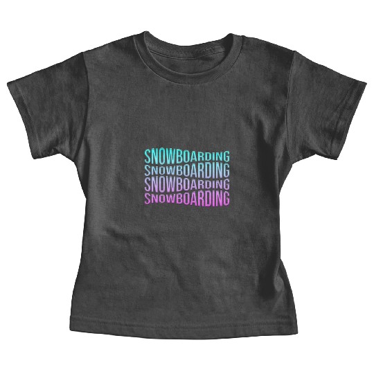 snowboarding Baby Tees