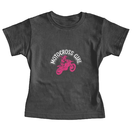 Dirtbike Girl Supercross Girl Off-road Enduro Moto Baby Tees