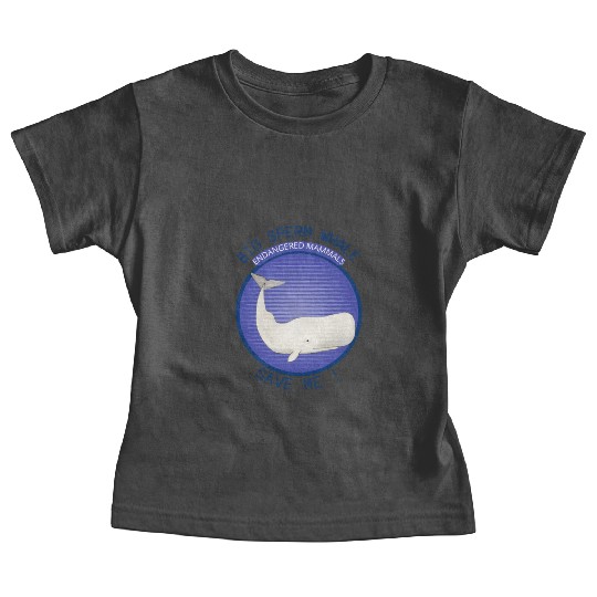 Mammals Endangered Big Sperm Whale Baby Tees