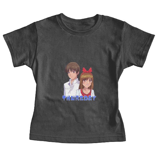 Anime Boy and Girl Day of The Week Thursday Baby Tees