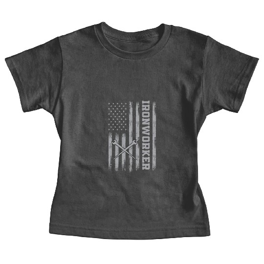 American Ironworker Baby Tees