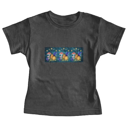 Pumpkins in magic forest - Format E Baby Tees