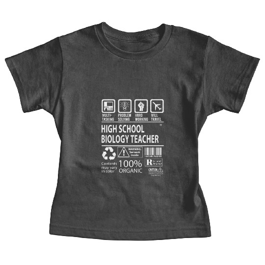 High School Biology Teacher Baby Tees - Multitasking