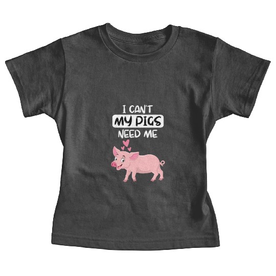 Farm Animal Piglet Farmer Funny Gift Pig Baby Tees