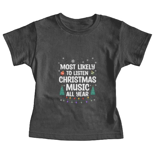 Xmas Quote, Funny Christmas Quote, Santa Claus Baby Tees