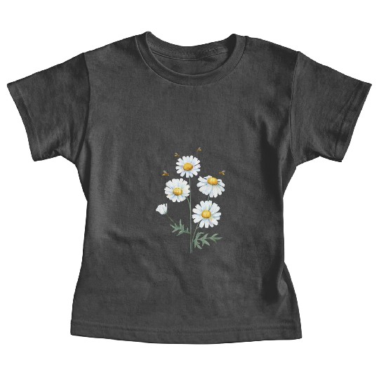 Marguerites Daisy Summer Daisies Flower Garden Baby Tees