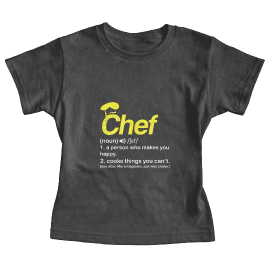 Chef Definition Stationery Baby Tees