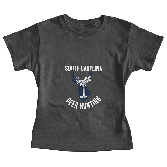 South Carolina Deer Hunting Buck Stag Hunter Baby Tees