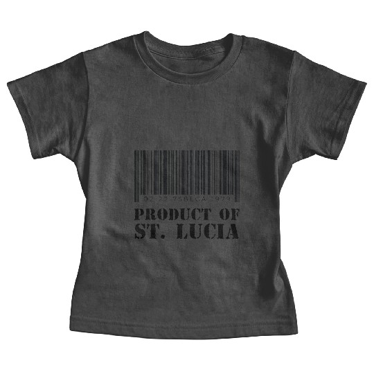 Product of St. Lucia (Black) Baby Tees