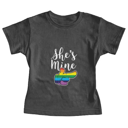 Matching Lesbian Couple She's Mine Part2 Baby Tees