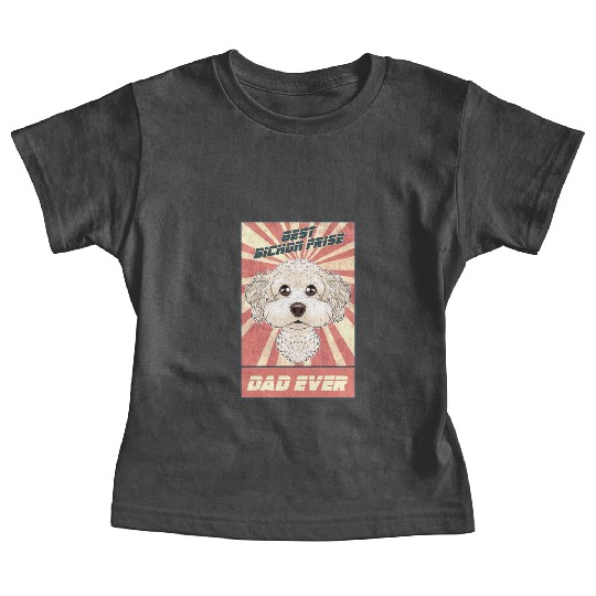 Best Bichon Frise Dad Ever I Bichon Lover Baby Tees