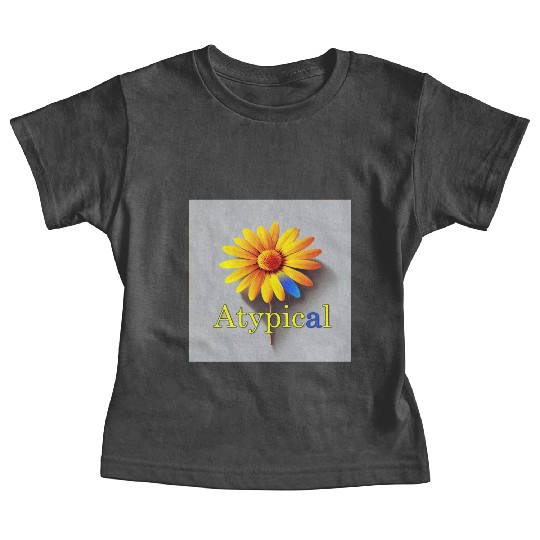 Colorful flower, atypical or neurodivergent Baby Tees