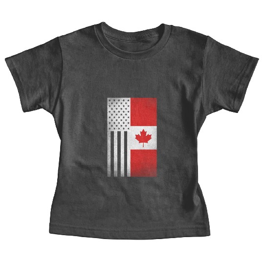 Canada Design for proud Canadian Americans Baby Tees
