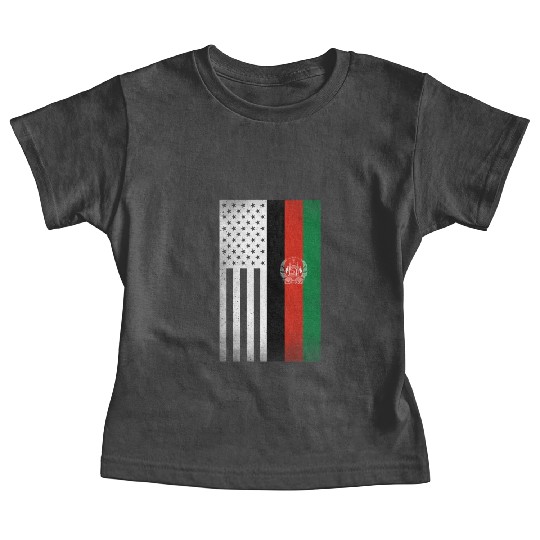 Afghanistan Design for proud Afghan Americans Baby Tees