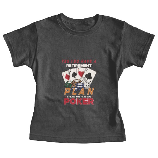 Poker Casino Poker Player Gambling Roulette Gift Baby Tees