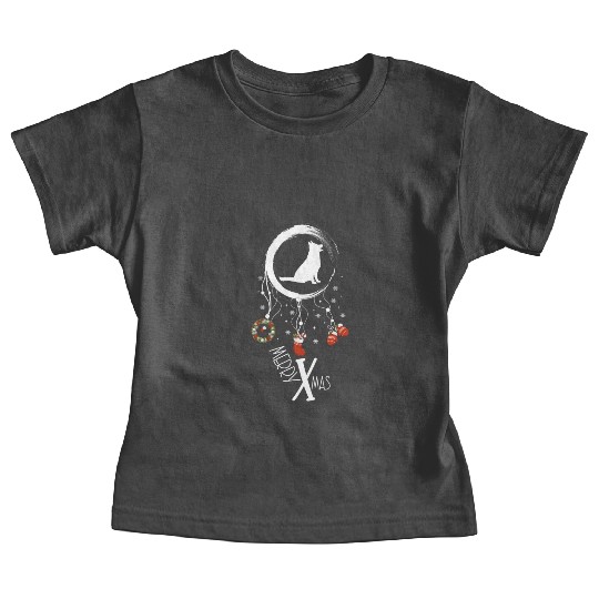 dog dreamcatcher Christmas German Shepherd Baby Tees
