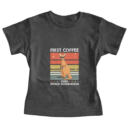 Kangaroo Coffee Baby Tees