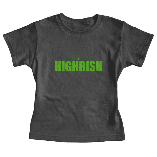 Highrish Weed Marijuana St Patricks Day Baby Tees