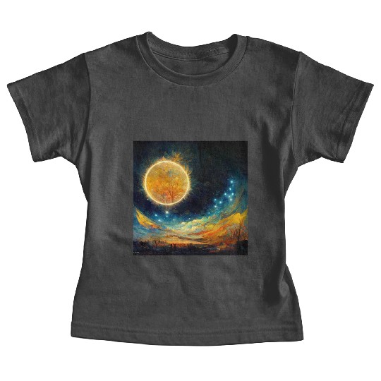 Full moon and Sun Baby Tees