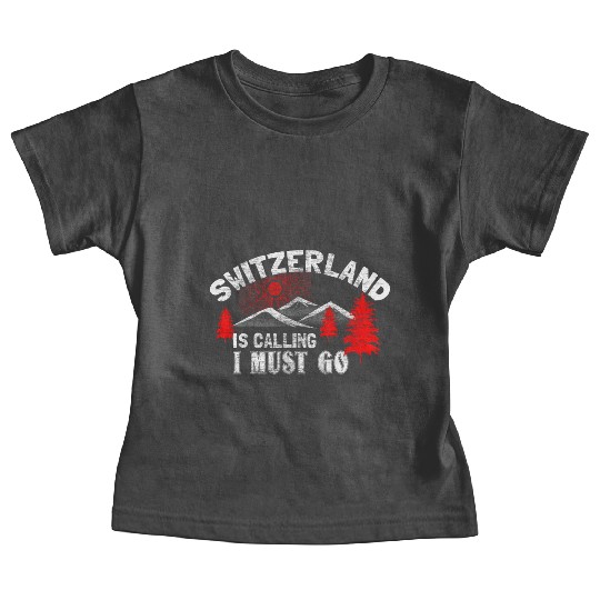 Switzerland Mountains State Baby Tees