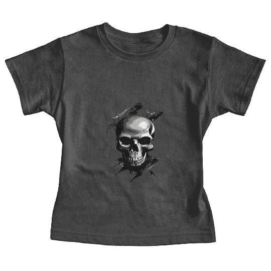Silver Skull Baby Tees