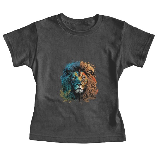 Two Face Lion Baby Tees