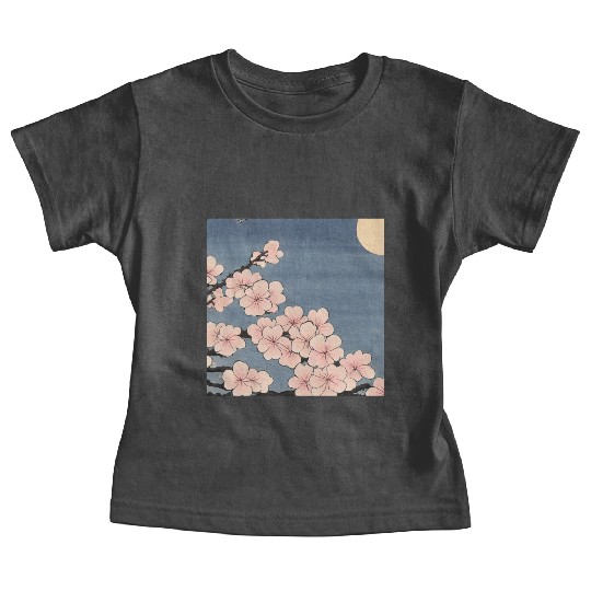 Ukiyo-e Sakura, Japanese Print Baby Tees