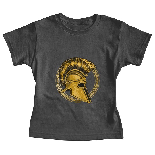 Gold Gladiator Sparta Greek Gym Workout Baby Tees