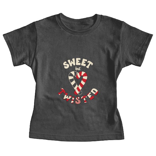 Sweet but twisted candy canes pun Baby Tees